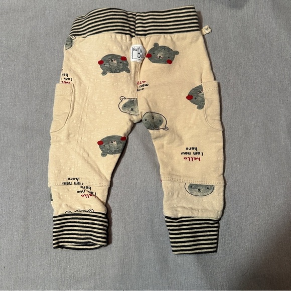Babybol 12 month boy pants, drawstring, bought in Ireland, cotton blend - Picture 3 of 9